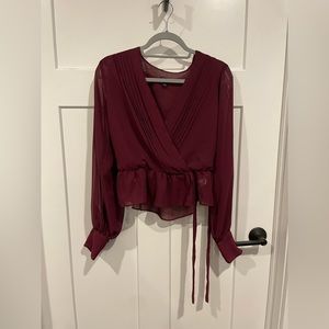 EXPRESS FLOWING TOP RED SIZE SMALL GREAT CONDITION